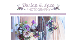 Desktop Screenshot of burlapandlacephoto.com